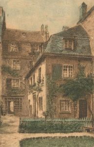 J. Hume - Early 20th Century Etching, The House of Beethoven