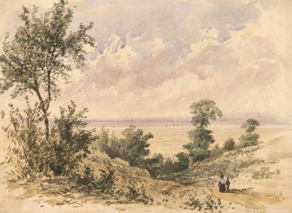 1865 Watercolour - Summer Landscape, Lake District