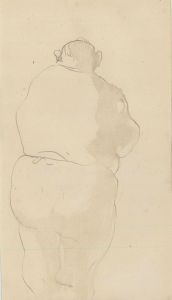 Attrib to Henri Girault de Nolhac (1884 - 1948) - Graphite Drawing, Figure Study