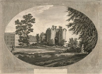 1784 Engraving - Brampton-Brian Castle