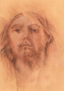 Signed Mid 20th Century Pastel - Portrait of a Man