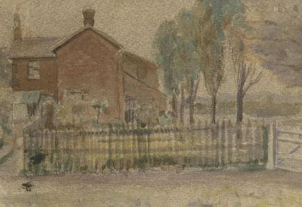 T. Hoblyn - Late 19th Century Watercolour, Rural House