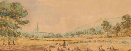 Two 19th Century Watercolours - Season Landscapes
