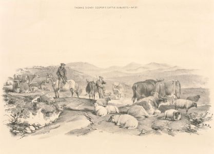 After Thomas Sidney Cooper - 20th Century Photogravure, Cattle Subjects