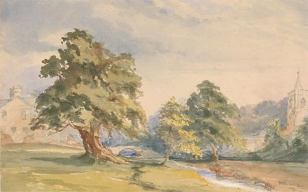 Margaret (Daisy) George - Mid 19th Century Watercolour, Crosby Ravensworth