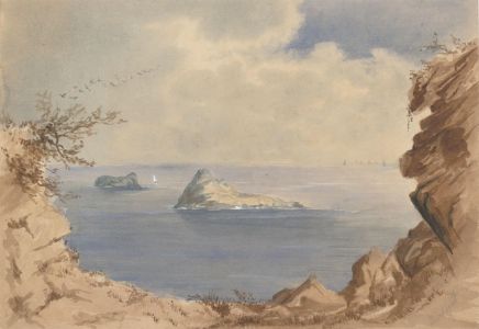 Margaret (Daisy) George - Mid 19th Century Watercolour, Coastal View