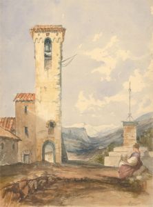 Margaret (Daisy) George - Mid 19th Century Watercolour, Continental Scene