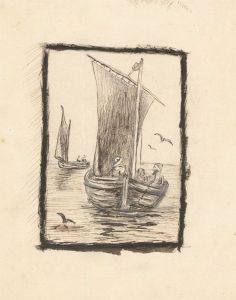 Margaret (Daisy) George - Set of Three Mid 19th Century Watercolours, Fishermen