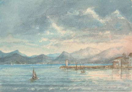 Margaret (Daisy) George - Two 19th Century Watercolours, Coastal Landscapes