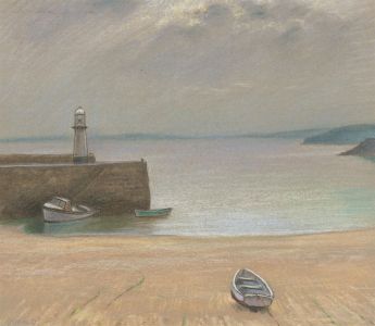 Fred Dymond - Mid 20th Century Pastel, Low Tide, Cornwall