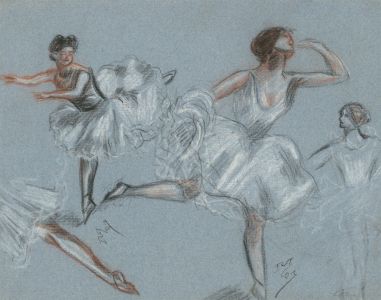 R.T. - 1927 Pastel, The Ballerinas 