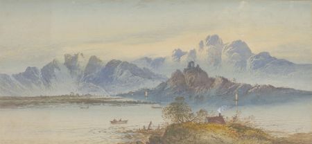 Attributed to William Henry Earp - 19th Century Watercolour, View of Ben Lawer