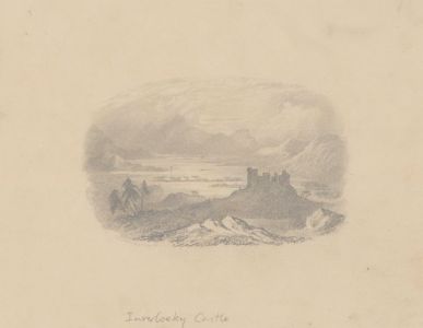 Two 19th Century Graphite Drawings - Black Rock Castle & Inverlochy Castle
