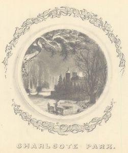 1860 Graphite Drawing - Charlecote Park