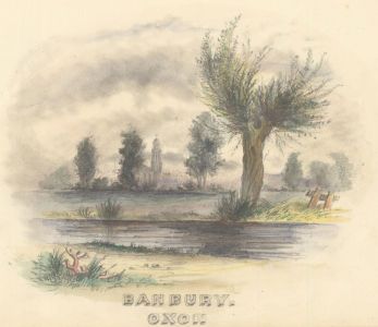 1860 Graphite Drawing - Banbury, Oxford