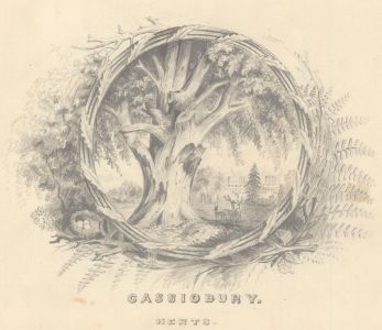 1860 Graphite Drawing - Cassiobury
