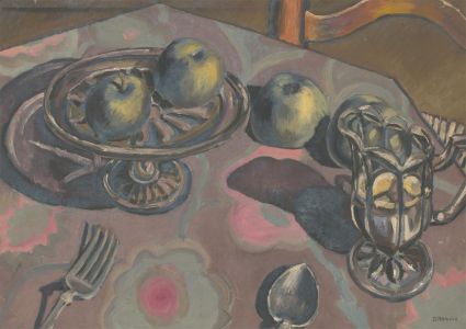 Anthony Brown (1906-1987) - Signed Mid 20th Century Oil, Still Life with Apples