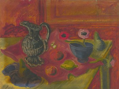 Anthony Brown (1906-1987) - Double Sided 1948 Oil, Still Life and Forest Storm