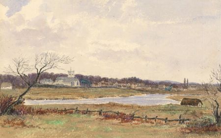 Eliza Westlake - Mid 19th Century Watercolour, Fordingbridge, New Forest