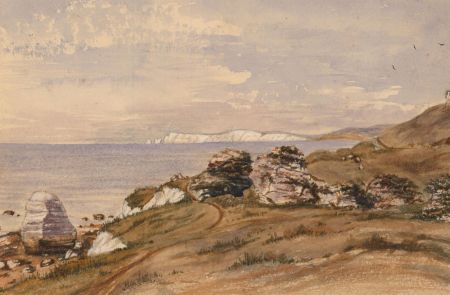 Eliza Westlake - 1855 Watercolour, Isle of Wight