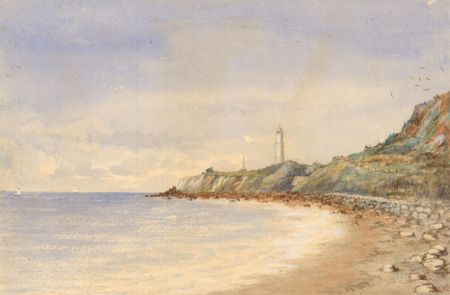 Eliza Westlake - Mid 19th Century Watercolour, Isle of Wight Coast