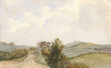 Eliza Westlake - Mid 19th Century Watercolour, Rural Isle of Wight Landscape