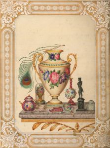 Mid 19th Century Watercolour - Oriental Still Life