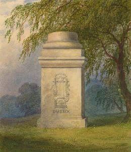 Charles Frederick Buckley (1812-1869) -Watercolour, Memorial Stone