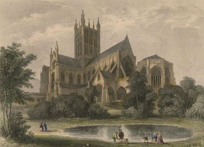 Benjamin Winkles - 19th Century Engraving, Wells Cathedral