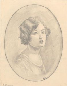 20th Century Graphite Drawing - Collection of Graphite Portraits and Nude Studies
