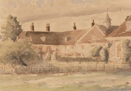Late 19th Century Watercolour - The Manor House