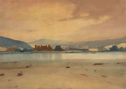 William Eyre (1891-1979) - Signed 1972 Watercolour, Welsh Coastline