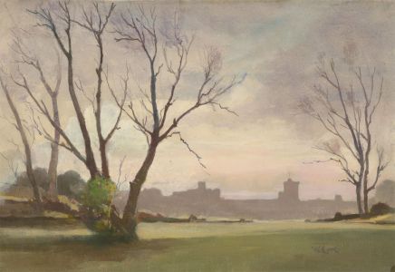 William Eyre (1891-1979) - Signed Watercolour, Hazy Morning in Windsor Park