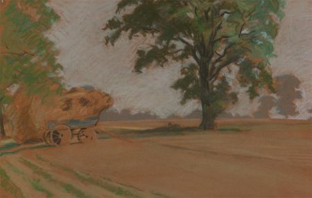 Mid 20th Century Pastel - Impressionistic Pastoral Landscapes