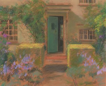 A.V. Bramble - 20th Century pastel, Study of a Cottage