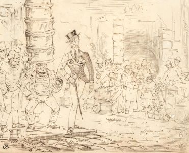 Charles William Cole - Late 19th Century, Pen & Ink Studies of Various Subjects
