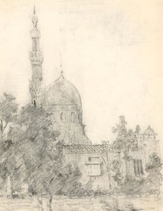 George Willoughby Maynard NA (1843-1923) - Graphite Drawing, Study of a Mosque