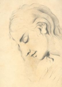 1813 Graphite Drawing - Portrait of a Young Woman
