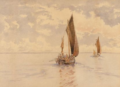 Late 19th Century Watercolour - Sailing Boats