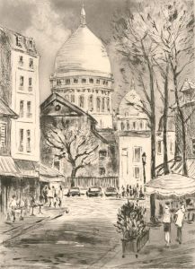 Fasano - Five 20th Century Photogravures, Parisian Street Scenes