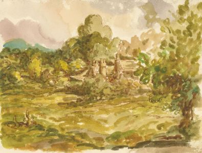 Harold Hope Read (1881-1959) - Two Watercolour Studies, Landscape Scenes