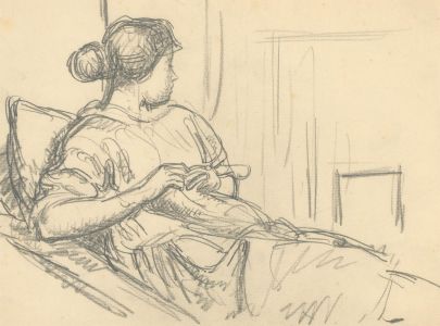 Harold Hope Read (1881-1959) - Set of Three 1925 Graphite Drawings, Hilda Sleeps
