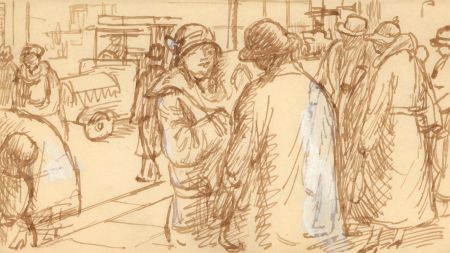 Harold Hope Read (1881-1959) - Ink and Graphite Drawings, Artist's Sketchbook