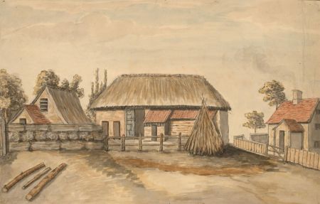English School 19th Century Watercolour - Cottage in a Landscape