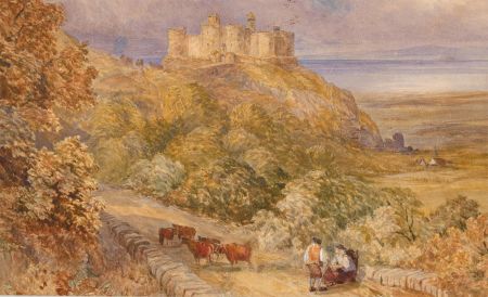 19th Century English School Watercolour - Rural Coastal Landscape