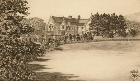 20th Century Etching - View of Sedbergh School