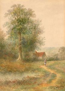 S. Martin - Signed Late 19th Century Watercolour, Derbyshire Landscape
