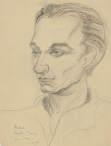 1941 Graphite Drawing - Portrait of Michael Martin Harvey