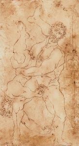 Inge Clayton FRSA (1942-2010) - 1987 Etching, Hercules and Diomedes, After Rossi