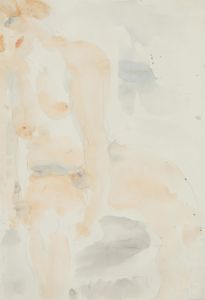 Inge Clayton FRSA (1942-2010) - 1986 Watercolour, Female Nude
